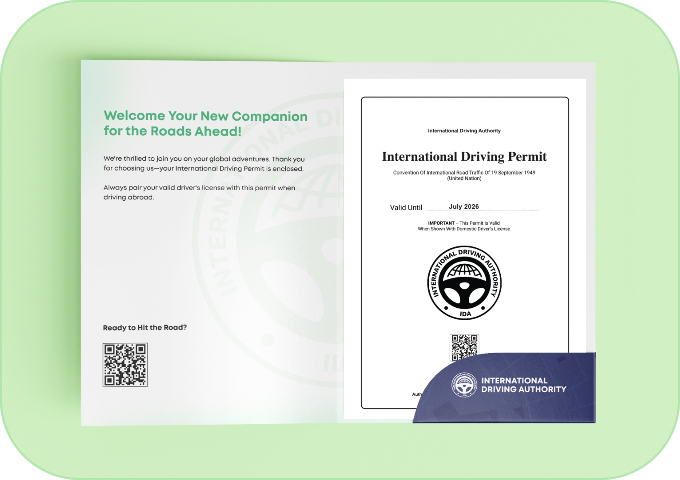 international driving permit - international driving authority booklet
